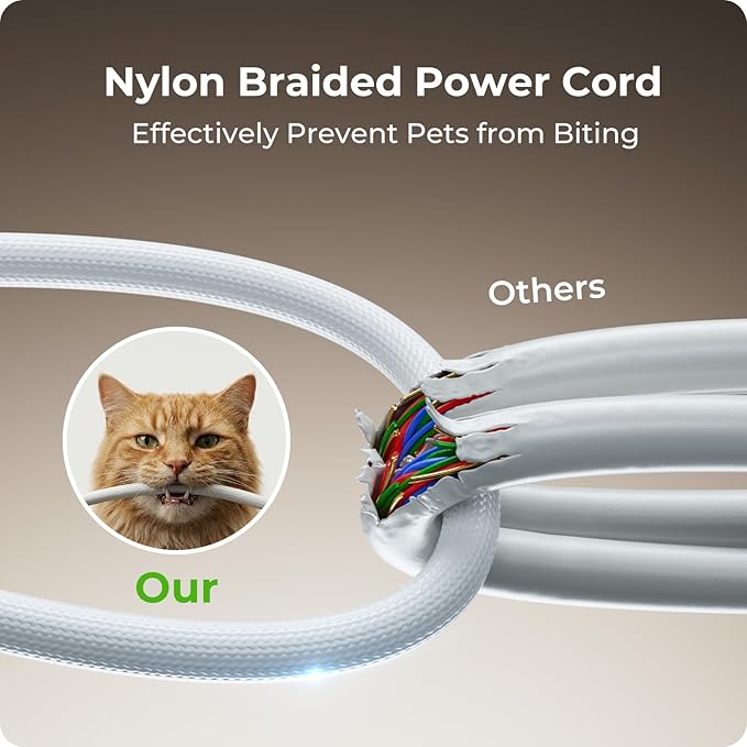 Timed Automatic Cat Feeder 2 Cats with Slow Feed: Dual Automatic Dog Feeder with Information Visualization, Programmable Auto Cat Food Dispenser for Multiple Pets,Detachable for Clean-29 Cup
