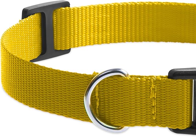 Shock Collar Replacement Strap, Stylish & Comfortable Nylon Dog Collar with Quick Release Buckle, Adjustable Dog Collar Compatible with PetSafe Bousnic Sportdog Garmin Ecollar (Purple & Yellow)