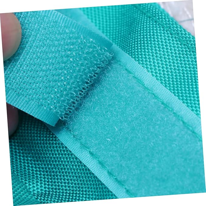 Multi-Functional Cat Grooming Bag Bathing Pouch Durable Breathable Material for Nail Trimming Medication Deep Green