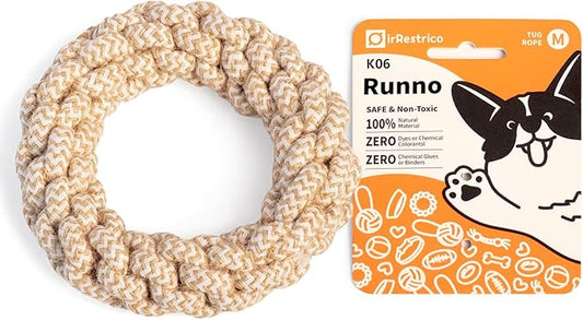 Durable Puppy Chew Toys for Teething, Tough Rope Toys for Small and Medium Dogs, Training Chew Rope, M Size
