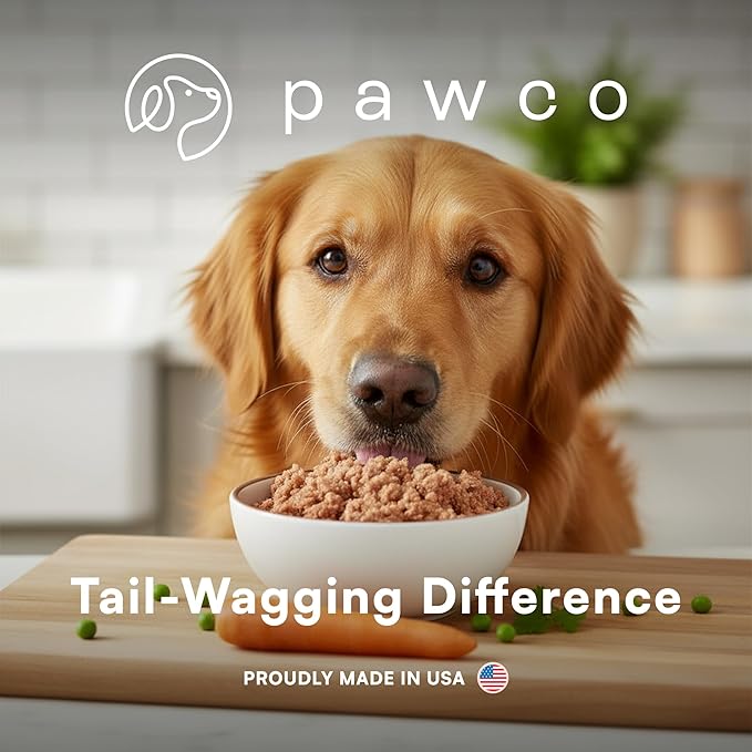 Pawco Premium Fresh Dog Food – Supports Energy, Digestion & Overall Health – LuxBites Recipe with Fermented Protein, Marine Microalgae Oil, Postbiotics & DHA – Pack of 8 x 17oz