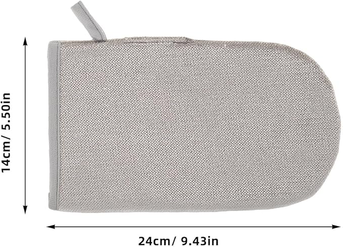 UPKOCH 2pcs Pet Hair Remover Glove: Electrostatic Pet Hair Removal Glove for Furniture Clothes - Double-Sided Grooming Mitt for Dogs Cats
