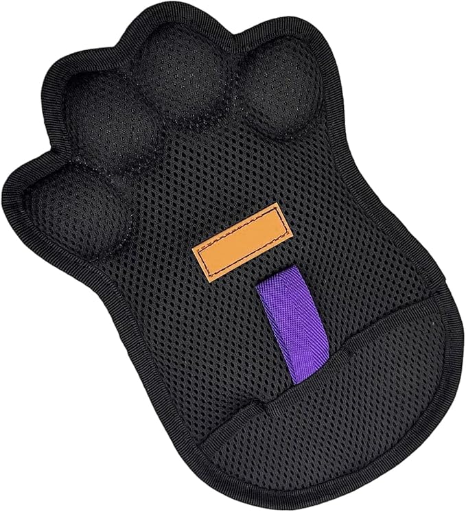 Pet Hair Removal Glove, Reusable Washable Scrubber, Static Hair Removal Mitt for Cats and Dogs, Soft Rubber Massage Bristles, Grooming Tool for Long and Short Coats, Versatile Glove for Carpets
