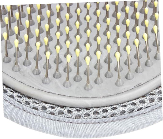 PET Grooming Glove Mitt for Dogs and Cats Dual-Sided Rubber Steel Needle Deshedding Tool Gentle Massage Bathing Glove for Short and Long Hair Pets