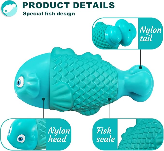 BoYoYo Interactive Dog Puzzle Toy for Smart, Squeaky Indestructible Dog Toys for Aggressive Chewers, Pet Supplies