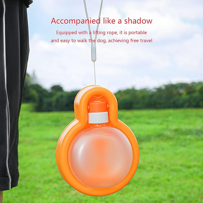 Pet Dogs Water Bottle Portable Outdoor Large Capacity Feeder Travel 500ml Dispenser Drinking Supplies Dog Dispenser Portable Cup for Dog Bowl with