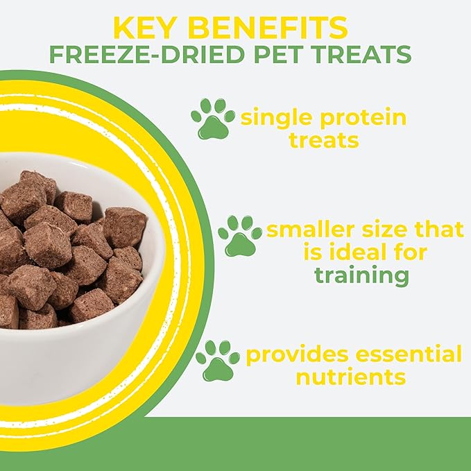 Momentum Carnivore Nutrition Freeze-Dried Chicken Training Bites – Two Ingredients-Chicken Gizzard and Heart, All-Natural Dog Treats –Made in USA – Perfect for Training & Rewards- 2.5 oz Bag