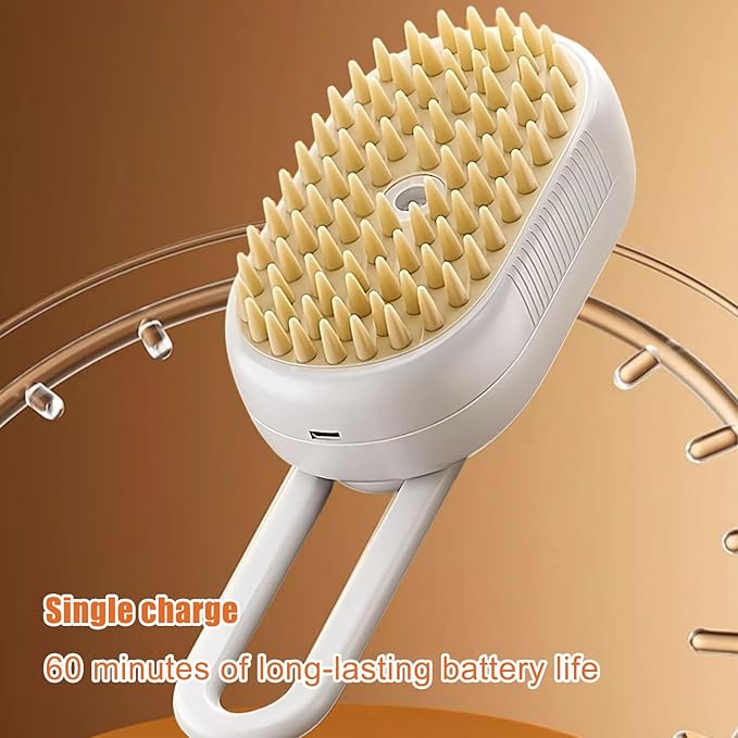 Cat Grooming Brush,Cat Shedding Brush Dog Grooming Supplies - Rechargeable Hair Remover Massage Tools for Cleaning Dematting Undercoat Removal Long Short Small Animals