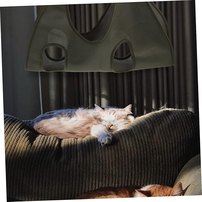 Kisangel 1pc Breathable Pet Grooming Hammock for Nail Trimming Easy to Install Dog Cat Hanging Hammock Suitable for Pets Safe and Comfortable Nail Care Assistant