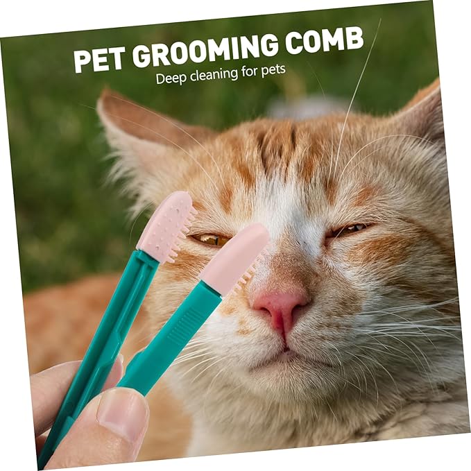 Yardwe 10pcs Cat Hair Brush for Indoor Cats Cleaning Fur De-shedding Brush Pet Grooming Tool