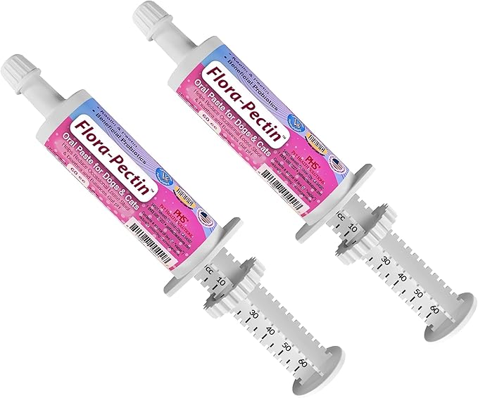 Oral Paste for Dogs & Cats-Helps Reduce Occasional Loose Stool & Diarrhea, Balance Gut pH, Support Normal Digestion & Intestinal Flora-Fast Acting (60 CC - Tasty Chicken Flavor) - 2 Pack