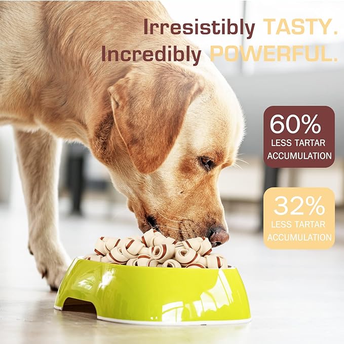 UrbanX HealthyBones Beef Rawhide Free Healthy Mini Chews for Northern Inuit Dog and Other Large Hybrid Dogs Great Foods for Training Rewards, 7 Count