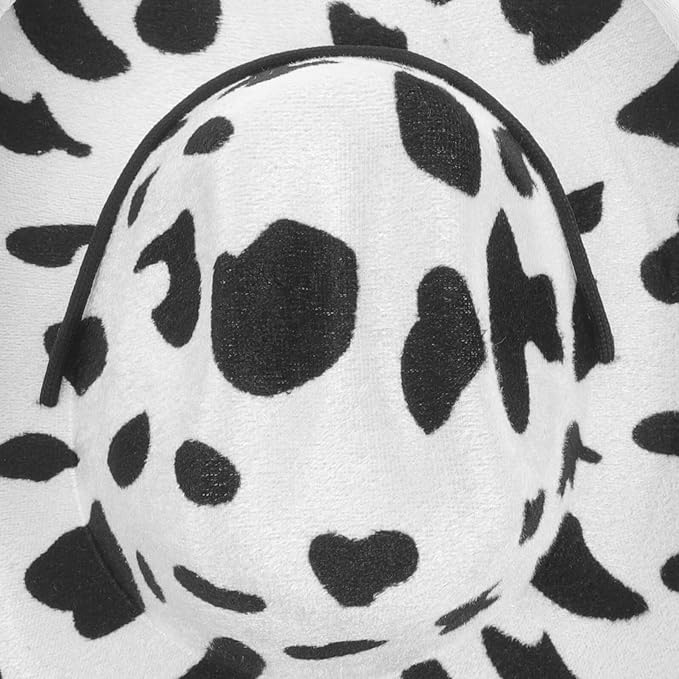 Toyvian Pet Cow-Print Hat Adjustable Summer Festival Dog Hat Cat Sun Protection Cap for Pet Supplies
