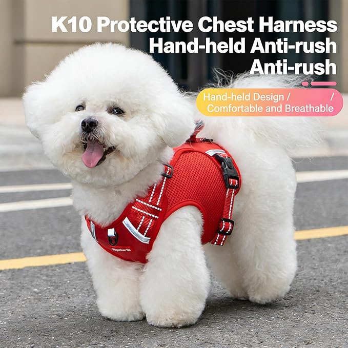 Dog Vest Harnesses Pet Strong Training Walking Swimming Supplies Soft Handle Training Vest Dog Vests for Small Dogs