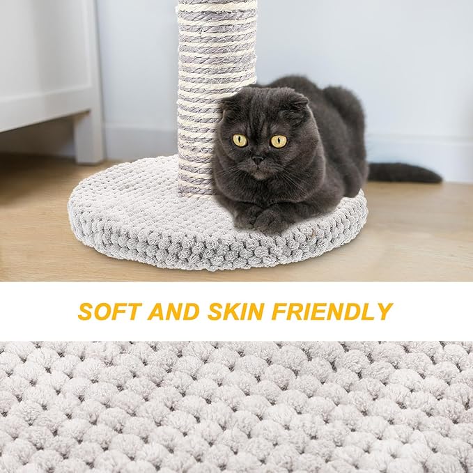 Cat Scratching Post Kitten Scratcher Small Elephant Design with Scratching Pole Sturdy Sisal Rope for Indoor Cats Daily Use Kitten Supply