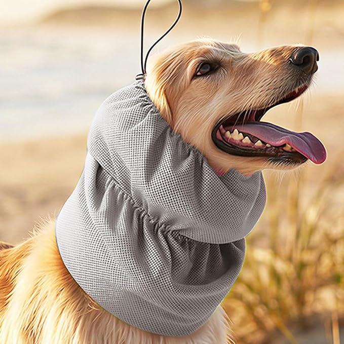Dog Nets - Adjustable Elastic Comfortable Non Slip | Pet Supplies with Dog Ear Wrap for Puppies Small Medium Large Breeds Indoor