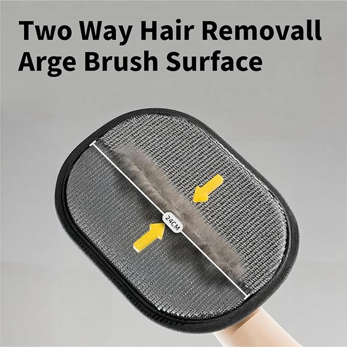 Pet Grooming Hair Removal Glove for Cats and Dogs, 2025 Upgrade, Reusable Professional Deshedding Tool (3)