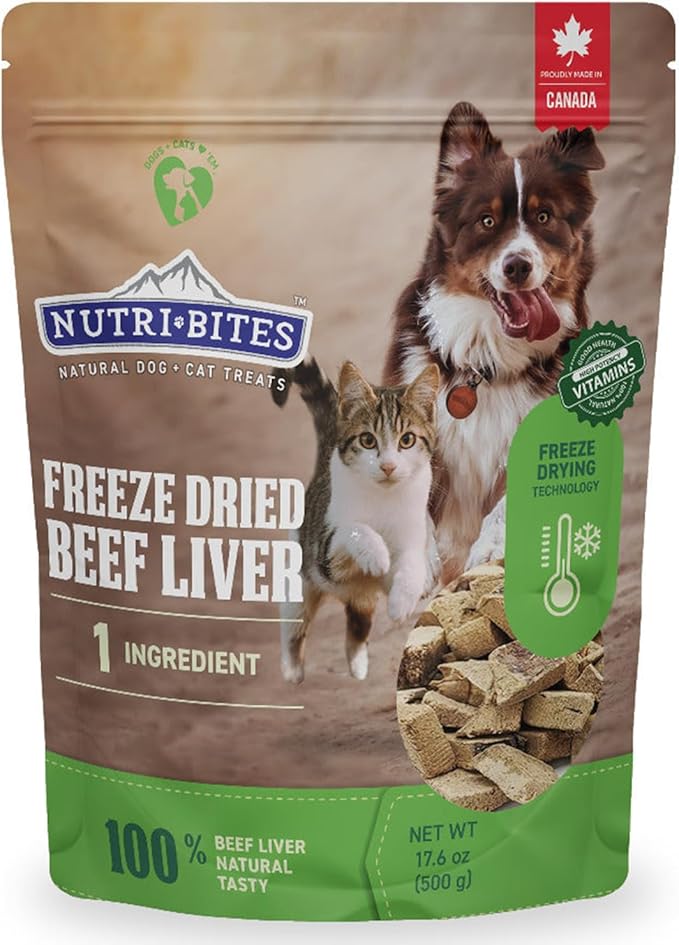 Nutri Bites Freeze Dried Treats (17.6, Beef Liver)