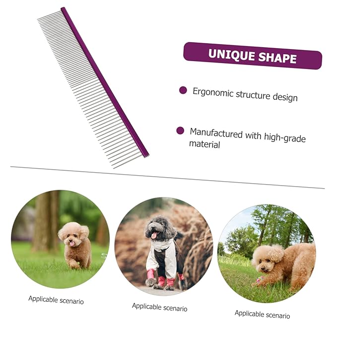 TOYANDONA Multi-function Pet Grooming Comb Compact Portable for Daily Use Dog Cat Kitten Long Hair Pet Accessories