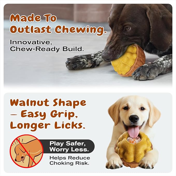 KADTC 3-in-1 Durable Dog FrostLick Toy,U.S. Brand & Design,Long-Lasting,Large Capacity Fillable Treat Ball, Freeze-and-Play Lick Cup & Food Dispenser, Indestructible Chew Toy for Dogs Boredom Buster