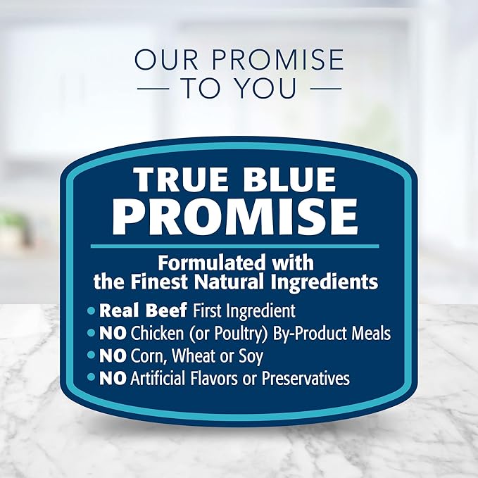 Blue Buffalo Tastefuls Spoonless Singles Natural Wet Cat Food Paté, 2.6-oz Twin-Pack Trays, Beef Entreé (24 Count)