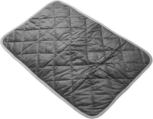 HEEPDD Pet Heating Pad, Pad for Indoor Outdoor Pets, Polyester Fleece Material, Ideal for Dogs and Cats Pet Heating, Self Warming Reusable Nan Dog Supplies (L)
