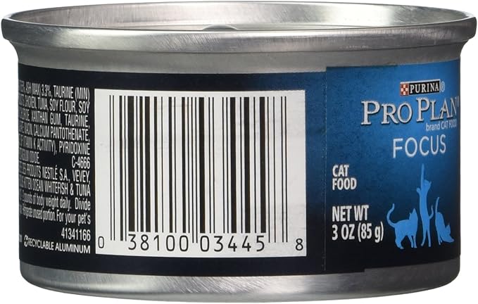 Purina Pro Plan Canned Kitten Ocean Whitefish And Tuna Food, 3 Oz.