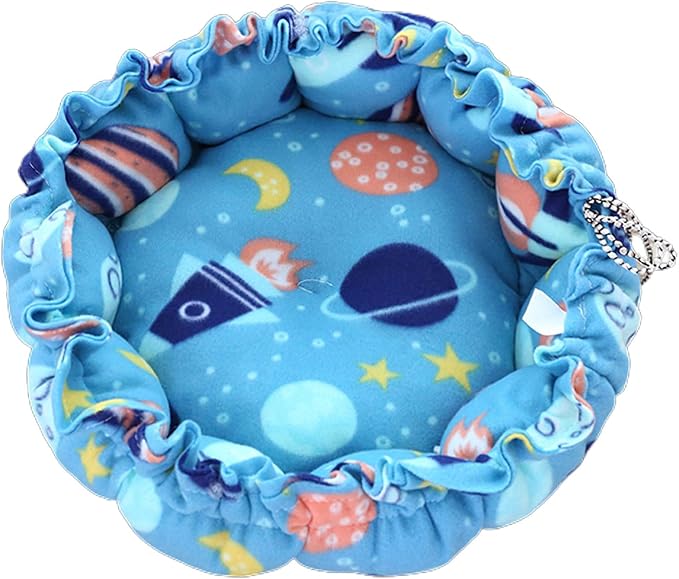 Round Bed Sleeping Dog Winter House Drawstring Design Pet Mat for Kitten Puppy Sleeping Supplies Sofa Plush Sofa on