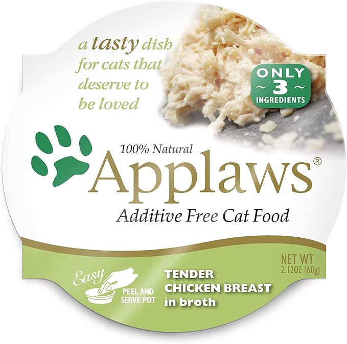 Applaws Peel and Serve Cat Food in Broth 6 Flavor Variety Bundle, 2.12 Ounces Each (12 Pots Total) by Applaws Layers