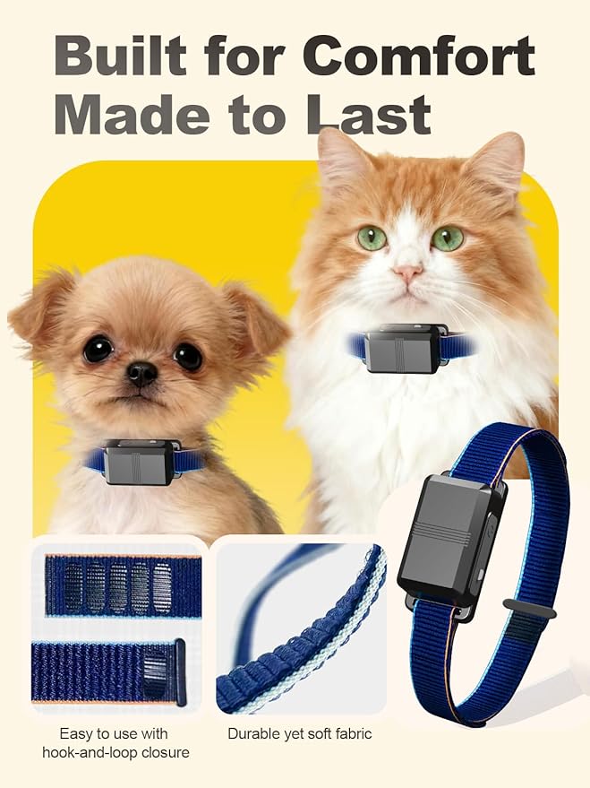 FLYSPEAR Extra Receiver Collar for Indoor Wireless Cat Barrier, Receiver Collar Only,Black