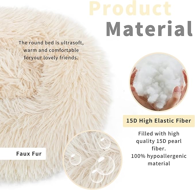 Guinea Pig Bed Hamster Bed Hedgehog Bed for Hamster/Hedgehog/Squirrel/Tortoise/Lizard and Other Small Animal 11.8 inch Beige