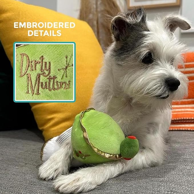 Haute Diggity Dog Cocktail Hour Plush Dog Toys for Small, Medium & Large Dogs, 3-Pack Durable Stuffed Cocktail-Inspired Pet Toys with Interactive Squeaker, Machine-Washable & Safe
