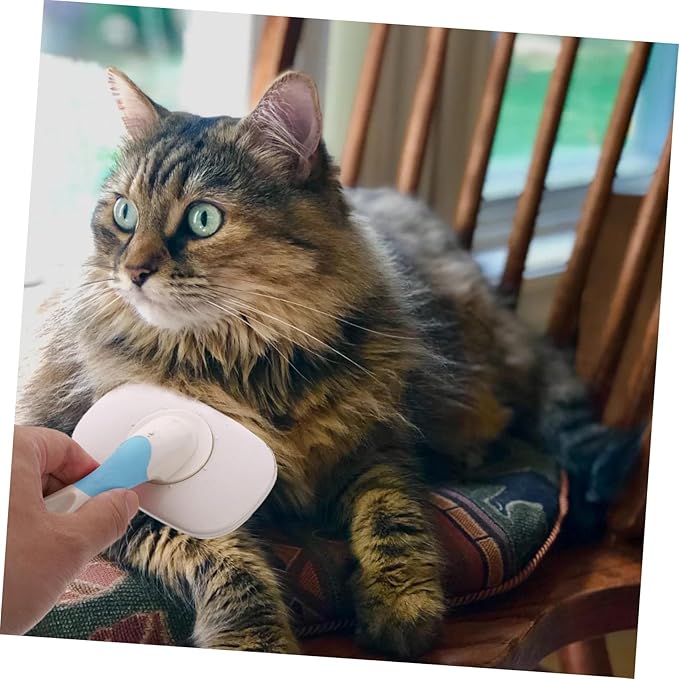 1Pc Pet Comb Rotating Grooming Tool for Cats and Dogs Comfortable Hair Brush with Bead for Shedding and Grooming Pet Supply for