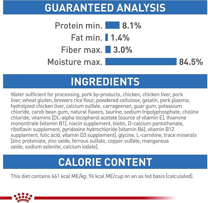 Royal Canin Feline Care Nutrition Weight Care Adult Loaf in Sauce Cat Food, 5.1 oz (Pack of 24)