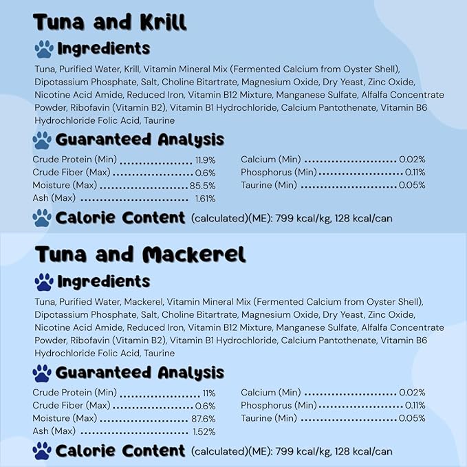 Queen's Cat & NUTRI PLAN Wet Cat Food Gourmet Tuna Meat Recipe (5.64oz/24 Count) 6 Flavor High Protein Taurine Rich, No Added Preservatives or Seasonings, Complete Balanced Nutrition