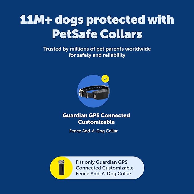PetSafe Guardian GPS Fence Collar Battery - Extra or Replacement Lithium-Ion Battery - Up to 3 Days Battery Life - Compatible with Guardian GPS Collars Only