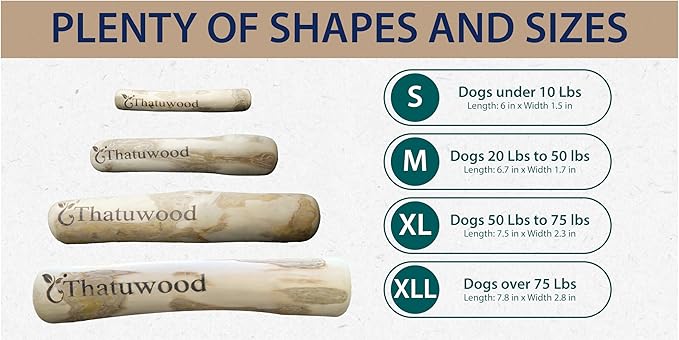 Coffee Wood Dog Chew Stick - Coffee Wood Stick for Your Pets - Non Toxic - Safe - Puppy Chew Toy for Teething - Made in Vietnam - 1 Pack/2 Pieces (Small)