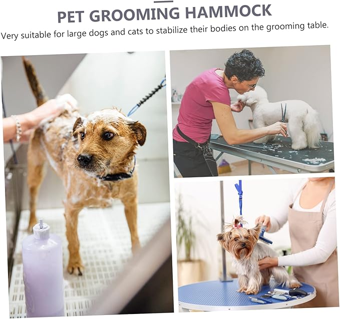 Hemoton Dog Beauty Hammock for Grooming and Bathing Durable Pet Supplies with Easy to Use for Cats and Dogs for Nail Clipping and Ear Care