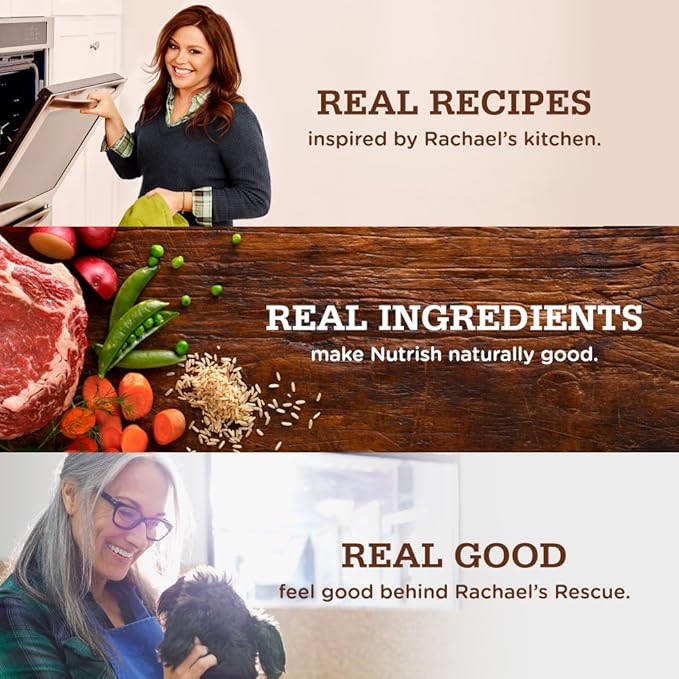 Rachael Ray Nutrish Premium Natural Wet Dog Food, Hearty Beef Stew Recipe, 8 Ounce Tub (Pack of 4)