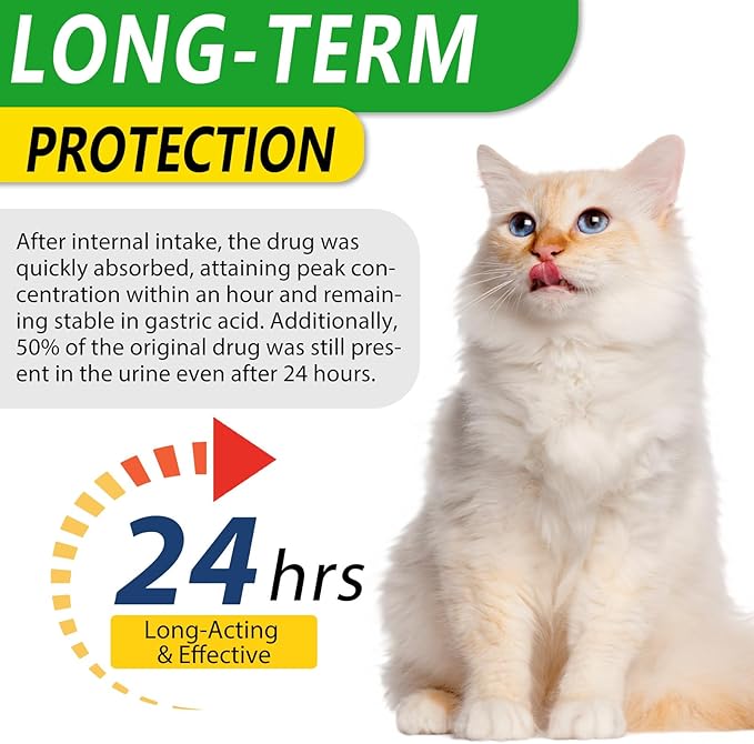 Cat Antibiotics for Infection, Natural Antibiotics for Cats, Cat Multivitamins Liquid, Cat Antibiotic Supports Immune and Cats Allergy Itch Relief, Pet Antibiotics Supplements, Chicken Flavor, 2 Fl Oz