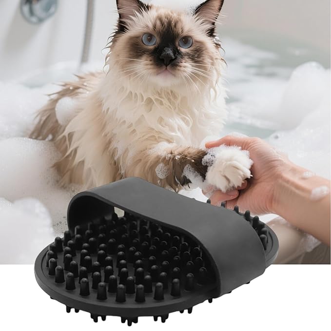 Dog Shower Brush,Massage Pet Grooming Supplies | Dog Scrubber - for Long Short Haired Puppy Cats Kitten Care