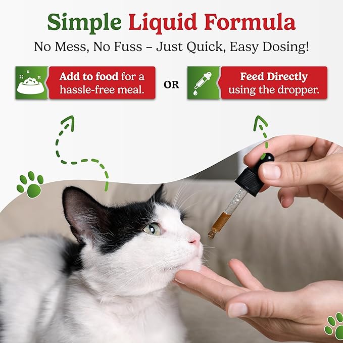 ANP Cat Urinary, Kidney & Bladder Support- Liquid Supplement with Cranberry & Herbal Blend, Natural Wellness Formula for Cats, Easy-to-Use, Tasty Chicken Flavor, 2 fl.oz /60 ml Bottle, 45 Day Supply