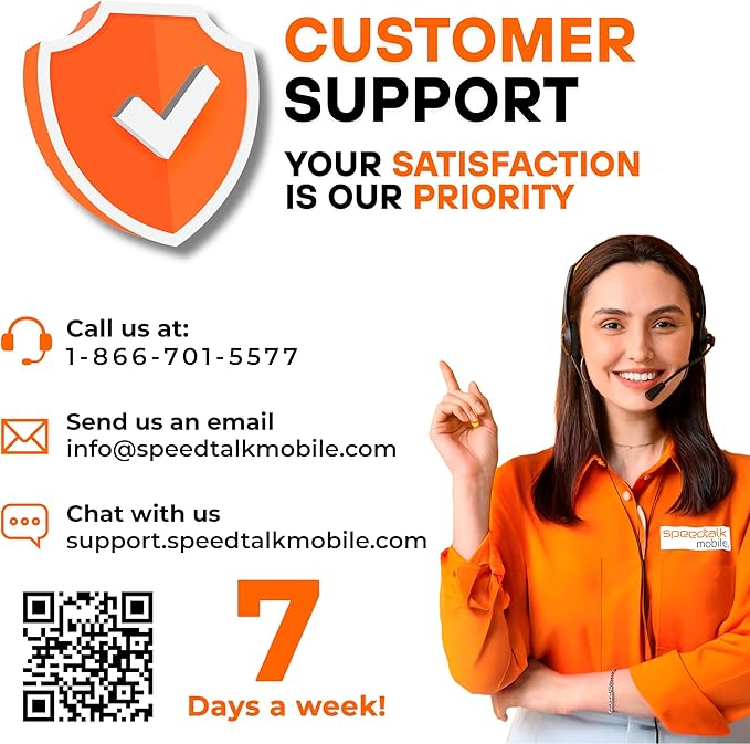 SpeedTalk Mobile $5Prepaid SIM Card for 5G 4G LTE GPS Trackers for Pet s, Kids, Senior, Vehicle OBD, IoT, Car Tracker Devices | 30 Days Wireless Service in The USA