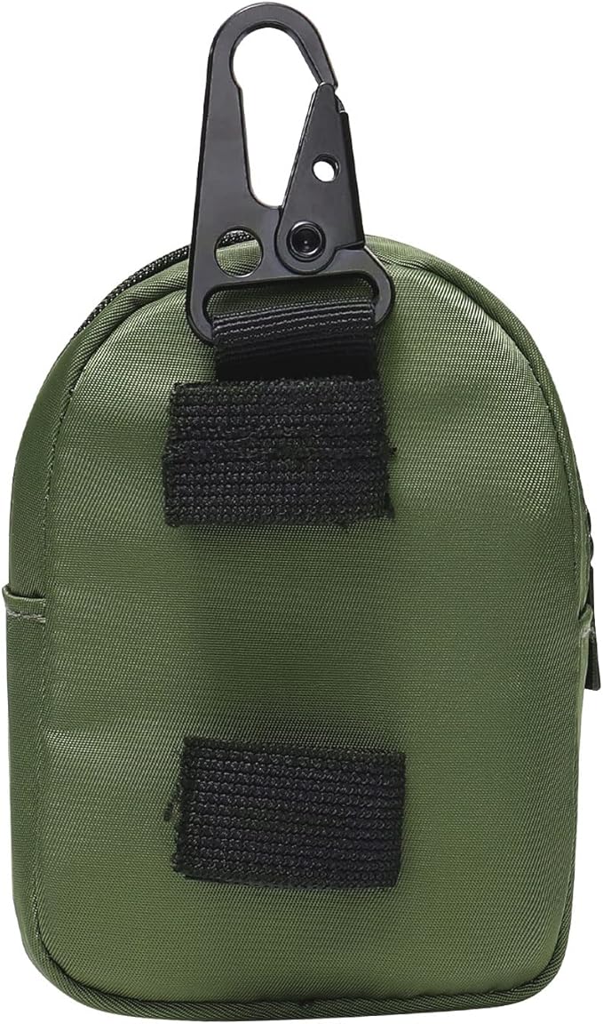 Petmolico Dog Poop Bag Holder Treat Pouch for Dog Leash, Dog Waste Bag Dispenser Treats Storage Holder Training Pouch with Clip, Green