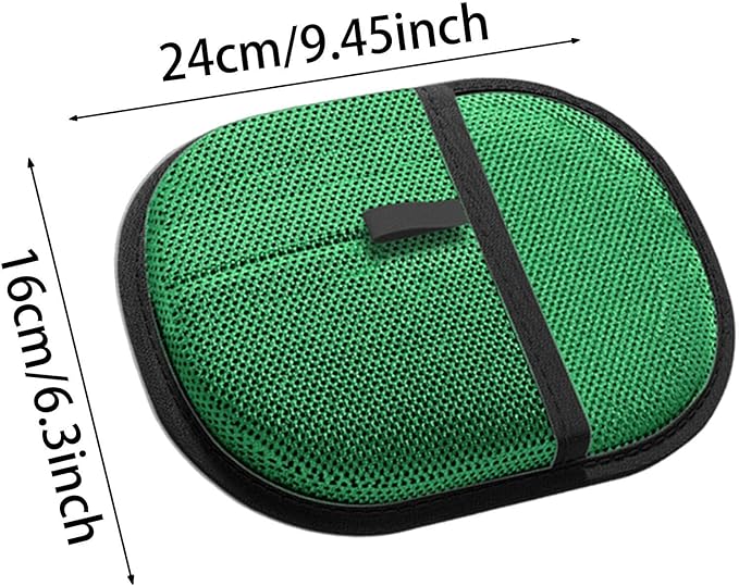 Pet Hair Removal Glove for Cats Dogs Grooming Deshedding Brush Animal Fur Removal Tool for Pet Beds Puppy Clothes Rugs 9.45x6.30inch- Green