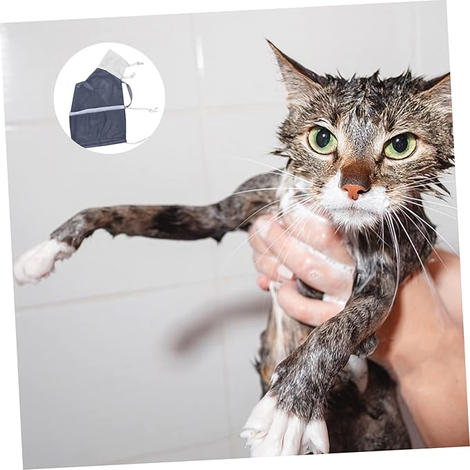 Bath Bag for Cats Cat Grooming Bag Pet Bathing Accessory Breathable Scratch