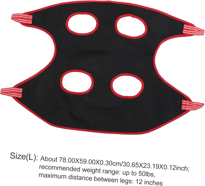 1set Pet Cat Grooming Hammock Breathable Sling for Nail Cutting Lightweight Cats Easy Assembly Pet Grooming Accessory