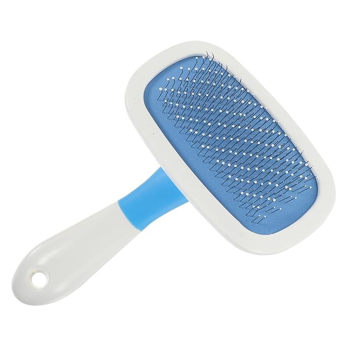 1Pc Pet Comb Rotating Grooming Tool for Cats and Dogs Comfortable Hair Brush with Bead for Shedding and Grooming Pet Supply for