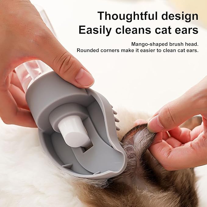 Pet Bath Brush with Soap Dispenser | Anti-Slip Grooming Comb for Dogs & Cats, Shedding Brush & Massager for Shower Bathing, Ergonomic Dog Brush & Cat Grooming Supplies