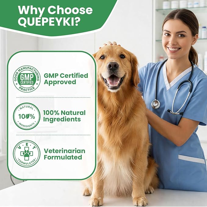 Dog Dental Powder & Breath Freshener - No-Brush Teeth Cleaning Food Topper for Plaque & Tartar Control - Oral Care: 1B CFU Probiotics, 1200mg Kelp per Scoop, SHMP - Chicken Liver, 150g